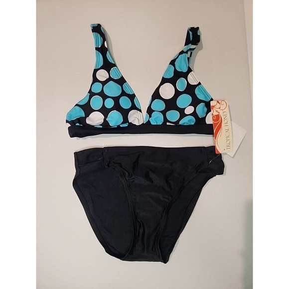 Tropical Honey Polka Dot Bikini – Size 8 – New with Tags - Picture 1 of 1